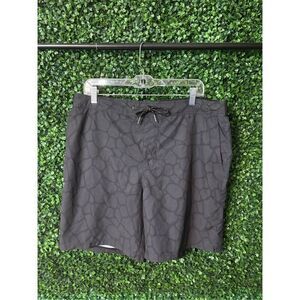 Fair Harbor Black Printed Lined Shorts Size 2XL